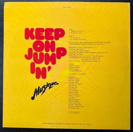Musique – Keep On Jumpin' (Used) - Maple City Music