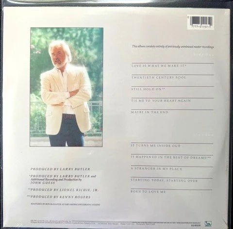 Kenny Rogers ‎– Love Is What We Make It (New) - Maple City Music