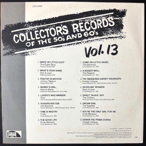 Various – Collector's Records Of The 50's And 60's Vol. 13 (Used) - Maple City Music