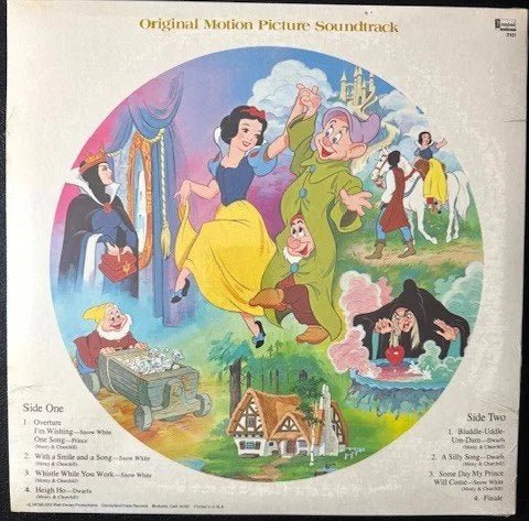 Various ‎– Walt Disney's "Snow White And The Seven Dwarfs" (Original Motion Picture Soundtrack) (New) - Maple City Music