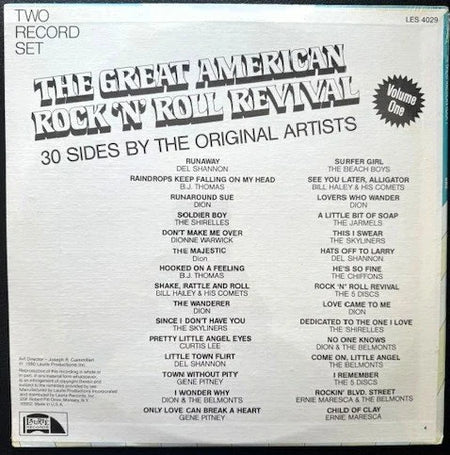 Various – The Great American Rock 'N' Roll Revival (30 Sides By The Original Artists) Volume One (New) - Maple City Music