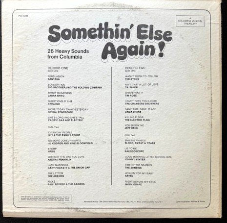 Various – Somethin' Else Again (New) - Maple City Music