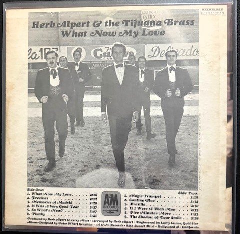 Herb Alpert & The Tijuana Brass – What Now My Love (Used) - Maple City Music