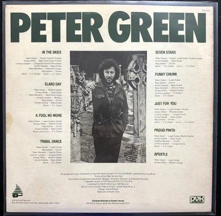 Peter Green – In The Skies (Vinyl LP, 1979, Sail SAIL 0110) - Maple City Music