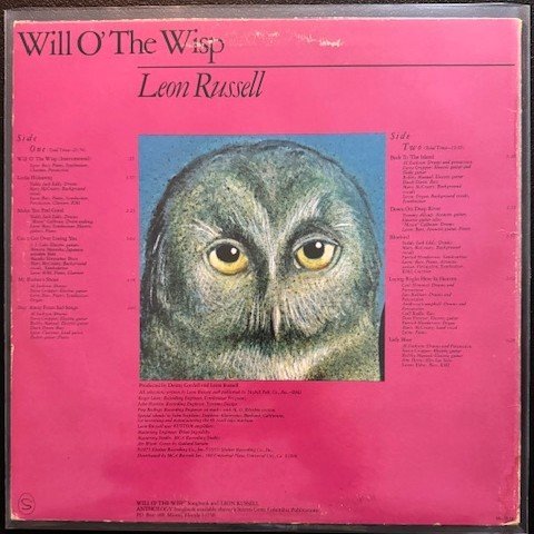 Leon Russell – Will O' The Wisp (Used) - Maple City Music