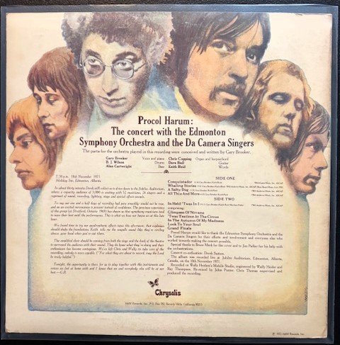 Procol Harum In Concert With The Edmonton Symphony Orchestra ‎– Live (Used) - Maple City Music