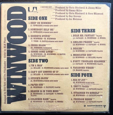 Steve Winwood – Winwood (Used) - Maple City Music