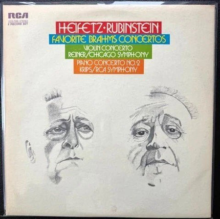 Brahms / Heifetz, Rubinstein – Favorite Brahms Concertos (Used) - Maple City Music