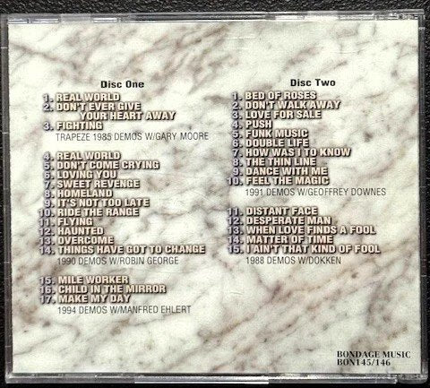 Glenn Hughes – Welcome To The Lost World (2xCD, 1998, Bondage Music BON145/146) - Maple City Music