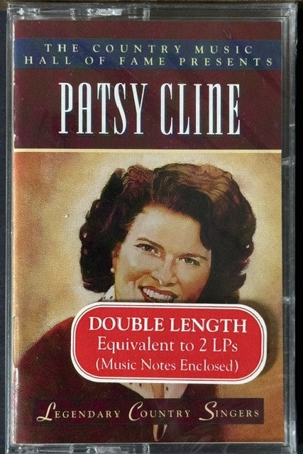 Patsy Cline – The Country Music Hall of Fame Presents: Legendary Country Singers (Cassette, 1995, Time-Life Music / MCA Special Products, MSC 35769)