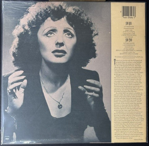 Edith Piaf – The Great Edith Piaf (LP, Compilation, Mono, Pitman Pressing, 1981, Columbia JC 37096)