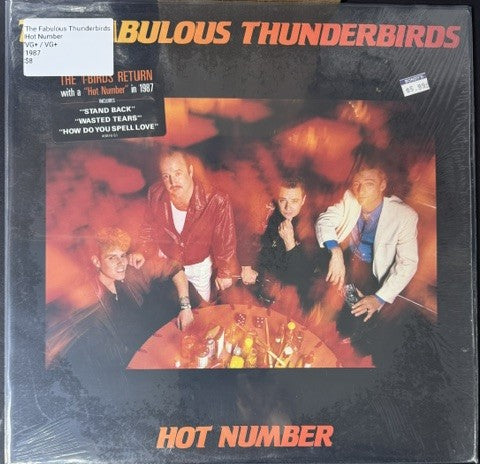 The Fabulous Thunderbirds – Hot Number (LP, Album, Carrollton Pressing, 1987, CBS Associated Records FZ 40818 / Z 40818)