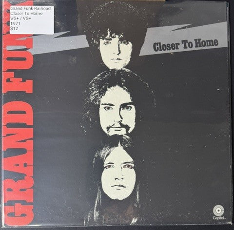 Grand Funk Railroad – Closer To Home (LP, Album, Stereo, Winchester Pressing, 1971, Capitol Records SKAO-471)