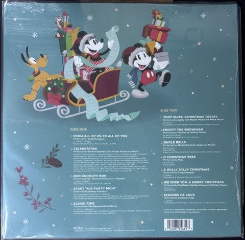 Various – Disney Holiday Celebration (LP, Album, Limited Edition, Reissue, Stereo, Green, Translucent, 2024, Walt Disney Records D004524401)