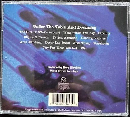 Dave Matthews Band – Under The Table And Dreaming (CD, Album, Reissue, 1996, RCA 07863 66449-2) - Maple City Music
