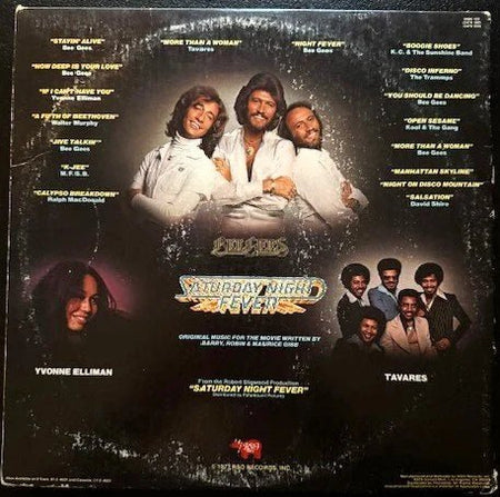 Various – Saturday Night Fever (The Original Movie Sound Track) (2xLP, Album, Compilation, Stereo, 1977, RSO RS-2-4001) - Maple City Music