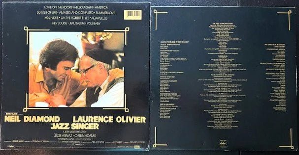 Neil Diamond – The Jazz Singer (Original Songs From The Motion Picture) (Used) - Maple City Music