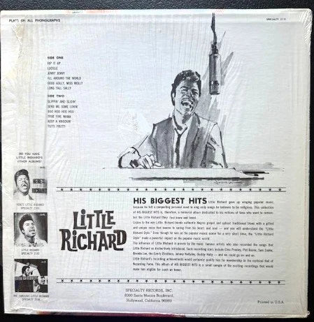 Little Richard ‎– His Biggest Hits (Used) - Maple City Music