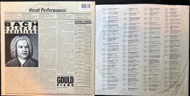 Bach / Glenn Gould ‎– The Goldberg Variations - Glenn Gould's Debut Recording Of 1955 (Used) - Maple City Music