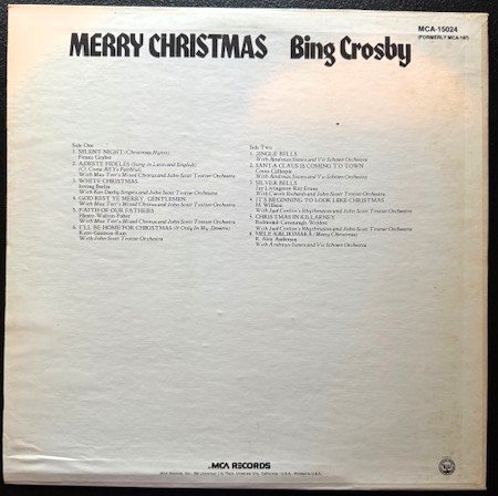 Bing Crosby – Merry Christmas (Used) - Maple City Music
