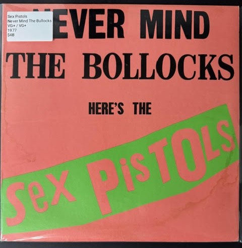 Sex Pistols – Never Mind The Bollocks Here's The Sex Pistols (Vinyl LP, 1977, Warner Bros./Virgin BSK 3147, Jacksonville Pressing)