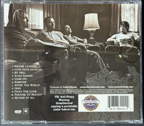 Disciple – Scars Remain (CD, Album, SRE Recordings / Columbia 82876 88920 2)