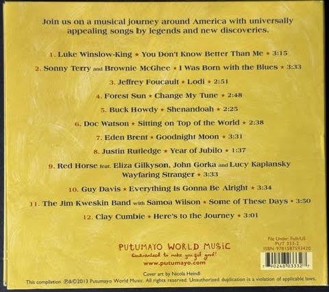 Various Artists – Acoustic America (CD Compilation, Digipak, 2013, Putumayo World Music PUT 333-2)