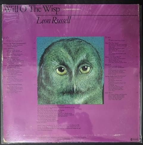 Leon Russell – Will O' The Wisp (Vinyl LP, 1975, Shelter Records SRL-52020)