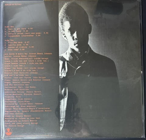 Linton Kwesi Johnson – Forces Of Victory (LP, Album, 1979, Mango MLPS 9566)