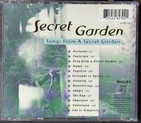 Secret Garden – Songs From A Secret Garden (CD, 1996, Philips 314 528 230-2, PMDC, US)