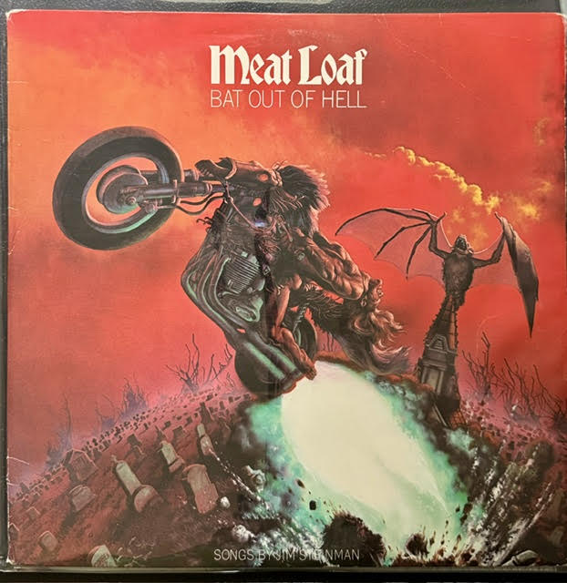 Meat Loaf – Bat Out Of Hell (LP, Album, Repress, Pitman Press, Epic PE 34974)