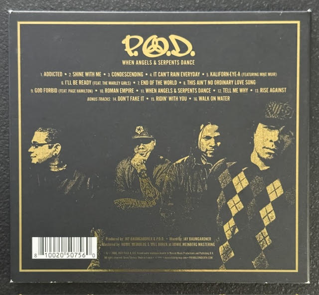 P.O.D. – When Angels & Serpents Dance (CD, Album, 2008)