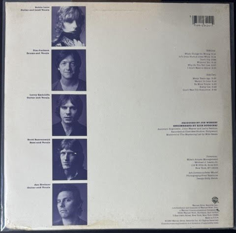 Robin Lane & The Chartbusters – Robin Lane & The Chartbusters (LP, Album, Winchester Pressing, 1980, Warner Bros. Records BSK 3424)