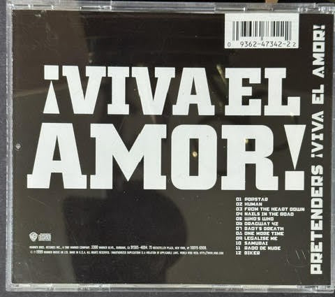 Pretenders – ¡Viva El Amor! (CD, 1999, Warner Bros. Records 9 47342-2, WEA Mfg. Olyphant)