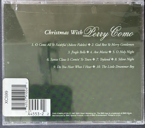 Perry Como – Christmas With Perry Como (CD, Compilation, Reissue, BMG Special Products 44553-2 / 445532RE1)