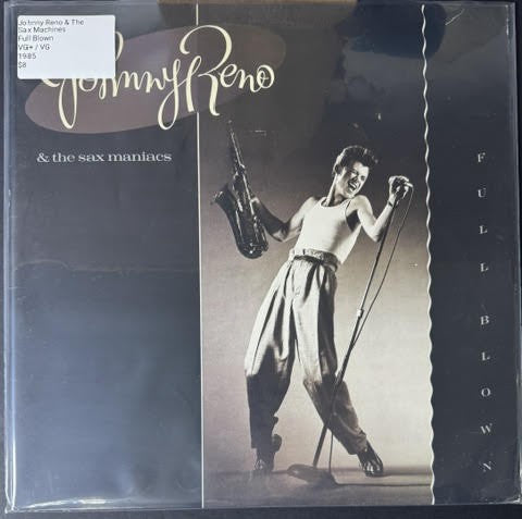 Johnny Reno & The Sax Maniacs – Full Blown (LP, 1985, Rounder Records 9001)