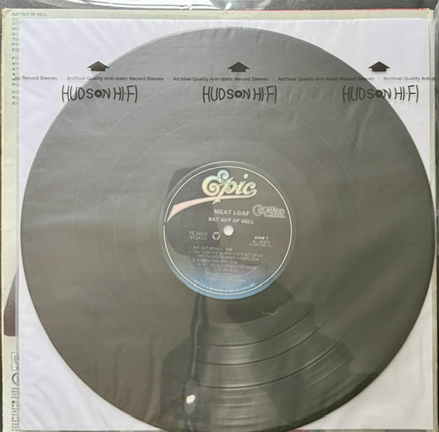 Meat Loaf – Bat Out Of Hell (LP, Album, Repress, Pitman Press, Epic PE 34974)