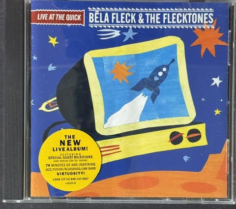 Béla Fleck & The Flecktones – Live At The Quick (CD, 2002, Columbia CK 86355, DADC Glass Master)