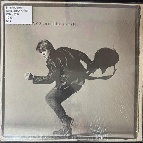 Bryan Adams – Cuts Like A Knife (Vinyl LP, 1983, A&M Records SP-6-4919, Columbia Record Club CRC Edition)