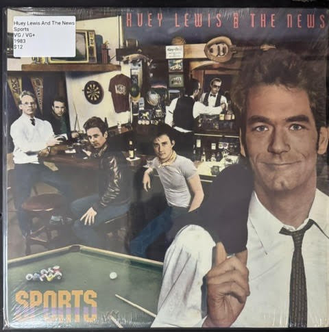 Huey Lewis And The News – Sports (Vinyl, 1983, Chrysalis FV 41412, Columbia House Pitman Pressing)