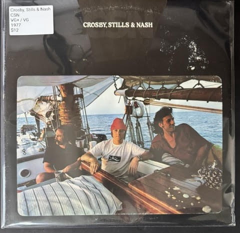 Crosby, Stills & Nash – CSN (LP, 1977, Atlantic SD 19104, Presswell Pressing, Pasted Initial Photo)