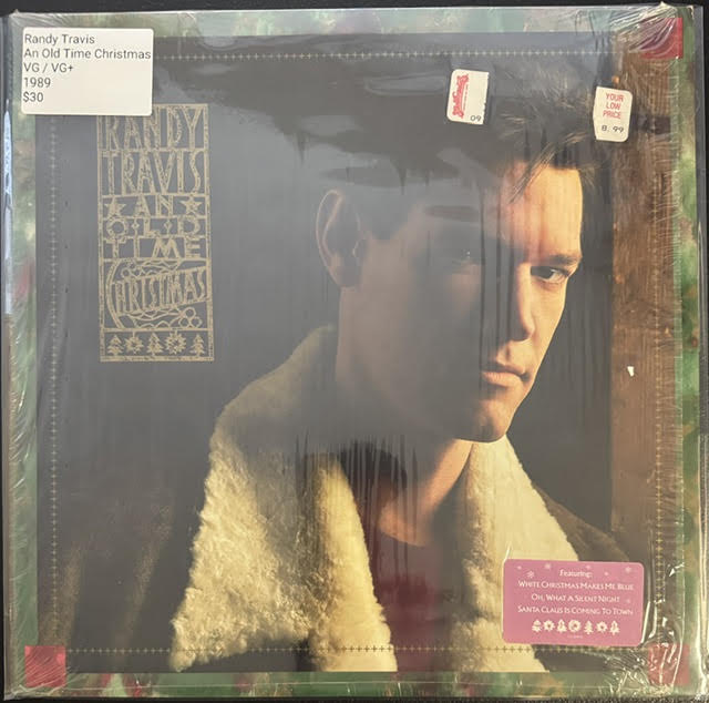Randy Travis – An Old Time Christmas (LP, Album, Specialty Pressing, 1989, Warner Bros. Records 1-25972)