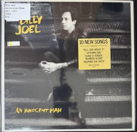 Billy Joel – An Innocent Man (LP, Album, Stereo, Pitman Pressing, 1983, Columbia QC 38837)