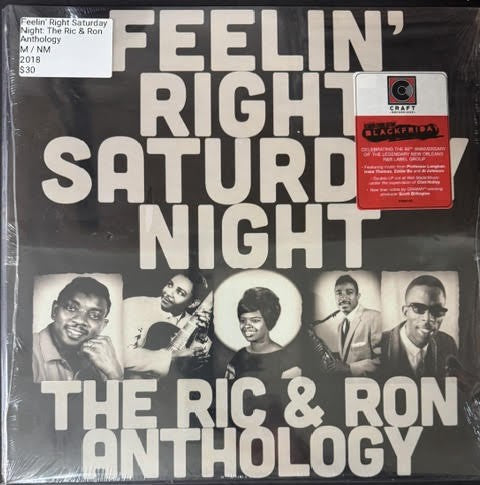 Various – Feelin' Right Saturday Night: The Ric & Ron Anthology (2×Vinyl LP, 2018, Craft Recordings CR00150, Record Store Day Black Friday Limited Edition)