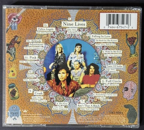 Aerosmith – Nine Lives (CD, 1997, Columbia CK 67547)