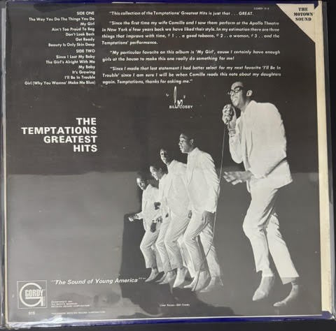 The Temptations – The Temptations Greatest Hits (Vinyl LP, 1966, Gordy GLP 919, Mono, Rockaway Pressing)