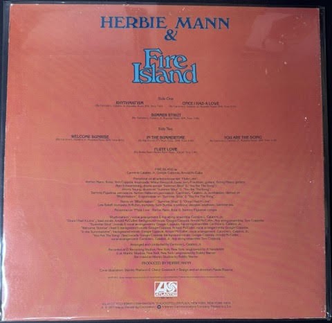 Herbie Mann & Fire Island – Herbie Mann & Fire Island (Vinyl LP, 1977, Atlantic SD 19112, Presswell Pressing, George Piros Lacquer Cut)