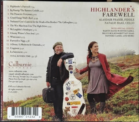 Alasdair Fraser & Natalie Haas – Highlander's Farewell (CD, 2011, Culburnie Records CUL 123D, US)