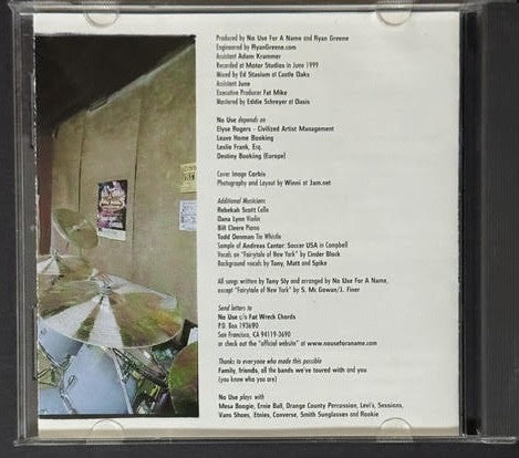 No Use For A Name – More Betterness! (CD, 1999, Fat Wreck Chords FAT593-2)