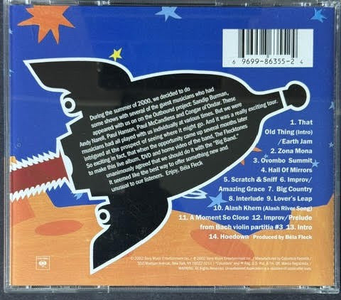 Béla Fleck & The Flecktones – Live At The Quick (CD, 2002, Columbia CK 86355, DADC Glass Master)